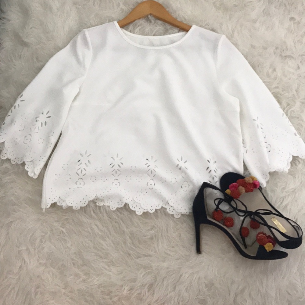 White Elegant Top